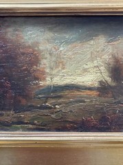 George Bruestle Painting Antique American Sunset Impressionism Tonalism New York