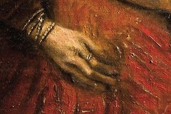 Vintage Kunst Original Ölgemälde Dänhardt Judenbraut Rembrandt Reproduktion