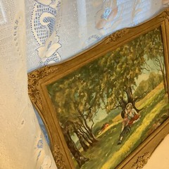 vintage original oil painting signed framed 1964 By Dorothy Paulsen 23.8 in”