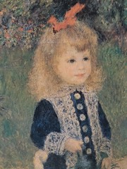✨VINTAGE✨ 1876 PIERRE-AUGUSTE RENOIR “A Girl With A Watering Can” – 21” x 27″
