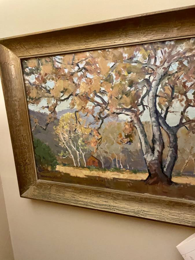 Vintage California Landscape Painting by Harvey B. Coleman Oil Impressionist