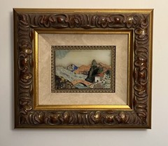 Pietra Dura Italian Landscape Mosaic Stone Firenze Marble Artwork House Trees
