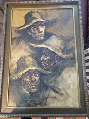 Salvador Cabrera Hand Signed Large Original Painting
