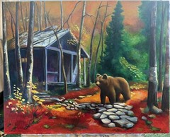 Original painting oil, 30×24 inch, Home Gift, Wall Art Decor, Authors Signed Art