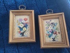 Minature Floral Hand Painted Set.
