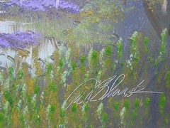 Al Black, Florida Highwaymen, Oil On Masonite Painting