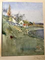 Bladen Tasker Snyden (American 1864 1923) Landscape Original Watercolor 10″ x 8″
