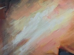 Millie Gift Smith Original 24″x20″ Abstract Acrylic Canvas Cross