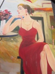 HEI FENG ORIGINAL OIL PAINTING „ONE DAY SALE“ 30″ X 40″ UNTITLED