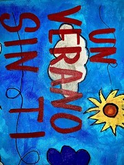 Un Verano Sin Ti -original painting on canvas