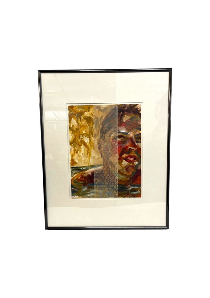 Framed Cureé Cantrell Seeing Is Believing Oil On Paper Painting 2005 Georgia Art