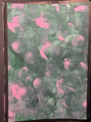ACEO original Abstract Art – Botanical Print 1/3 – Chaotic Sanity | Sameera