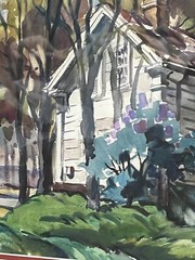 Frederic Whitaker Painting Landscape – Story On Back /Read Description Rare