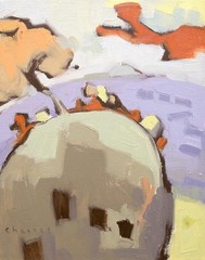 Contemporary Landscape Original Oil Painting OOAK 11×14 Aldo Cherres Art