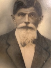Victorian Charcoal Portrait Of Distinguished Bearded Man Oval