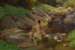 Laszlo KARPATHY (1900–1945) Artprice up to €1400, Three Nude Figures, oil,signed