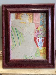 Signed HENRI MATISSE 1933, INK and WATERCOLOR