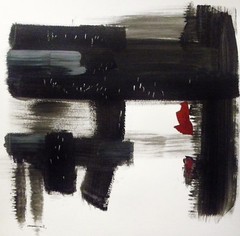 Original Large ABSTRACT Acrylic John M Williams JMW art Expressionism