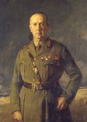 oil painting handpainted on canvas ”Sir General Arthur William Currie“