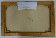 Max Spigai Original Oil Painting Italian Abstract Landscape on canvas Signed