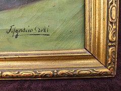 Vintage 1970’s Oil Painting Still Life Yellow Flowers Vase Framed Signed READ