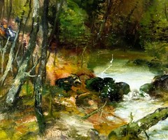 Josef Konecny (Czech,1907-1989) oil painting 135478