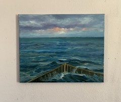 2026 High Seas Oil Painting By Gina Vann Large