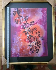 Eyvind Earle ‚Autumn Leaves‘ Original Watercolor COA Framed 32×40 Disney Artist