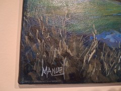 Original Oil painting 16×12 in. Signed MANUEL Impressionist HIGH QUALITY