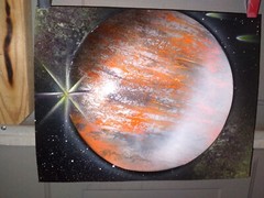 Paintings of Planets In Space