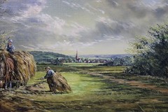 Signed oil painting by Alfred Fritzsching, Munich