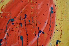 Mark Little￼ Profession￼al Canvas Painting 81” X 62”(6ft 9in)Abstract Floral XL