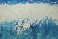 Mark Little Seascape Ocean Professional Painting 84”X62” (7 Foot) Abstract XL