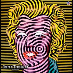 Marilyn Monroe Pop Art Optical Painting Wall Decor Figures Portrait Andy Warhol