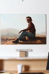 „The Land I Love“ By Anthony Sidoni 1980 Signed Oil on Canvas 24″x36″