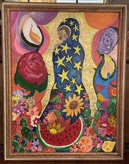 acrylic paintings on canvas hand painted Re-up Frame Size 45×55 Signed By Artist