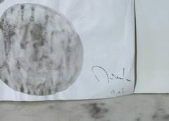 FRENCH ARTIST THIERRY DIERS – SIGNED AND DATED WATERCOLOR ABSTRACT PAINTING