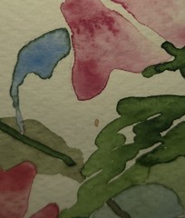 Original Suzanne Fraker Watercolor Painting Still Life Floral Basket Colorful