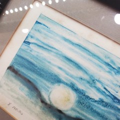 Emilie McBride Set Watercolor Original 1981 Paintings Bamboo Frames Professional