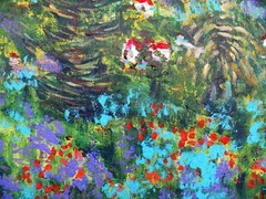 Original painting – lookout from Marin hills over looking San Francisco Bay