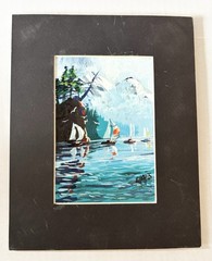 Danny Mayes Original Oil Painting “Sailing” Signed