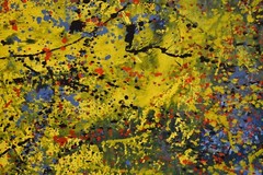 Jackson Pollock style￼ Profession￼al Painting 81” X 62”(6ft 9in)Abstract Modern