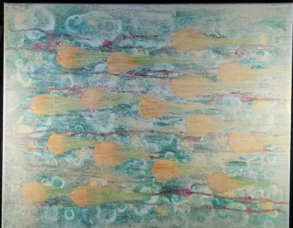 Abstract Acrylic/canvas Painting By Artist
