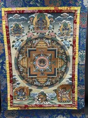 Hevajra Mandala Thangka Painting Tibetan Buddhist 20 C