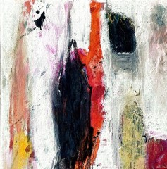 Hand Painted Abstract Colorful Acrylic 11×14 Canvas Painting, Holly Hammond