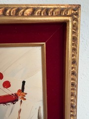 1980 Morris Katz (1931–2010) Original Oil Painting Clown Impasto Palette Knife