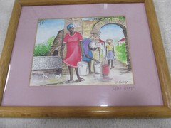 3 J. GEORGE Artist Carribean Culture Pictures-Signed