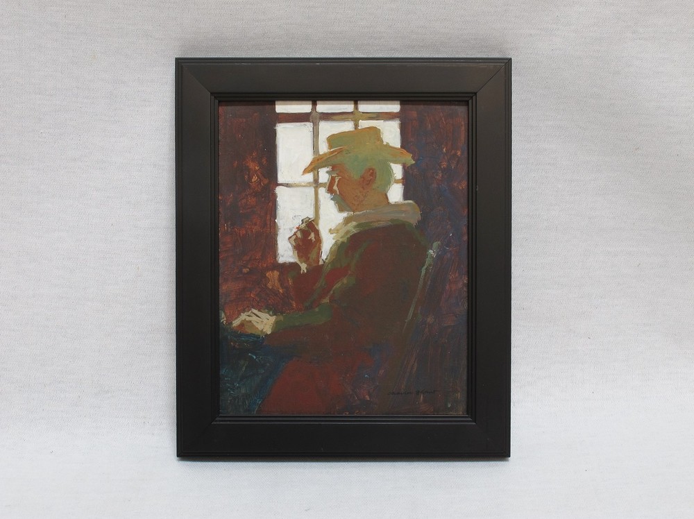 CHARLES SHAW (Texas, 1941-2005) Oil Painting — „Cowboy“ (1971)