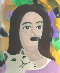 Kamala with harris by William Mayer new york artist surreal impressionist
