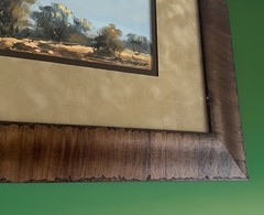 Francois Badenhorst Oil Landscape Panoramic S . Africa Sign Framed Bushveld Art